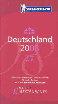 Michelin Red Guide 2008 Deutschlandmichelin 