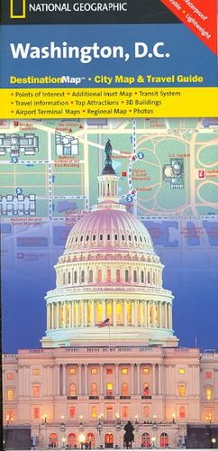 National Geographic Destination Map Washington D.C.national 