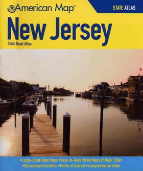 American Map New Jersey State Road Atlasamerican 