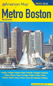 American Map Metro Boston, Massachusettsamerican 