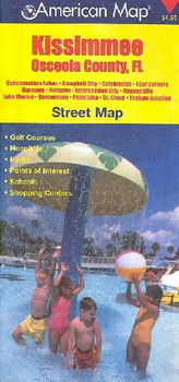 American Map Kissimmee Osceola County, Fl. Street Mapamerican 