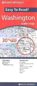 Rand McNally Easy To Read Washington State Maprand 
