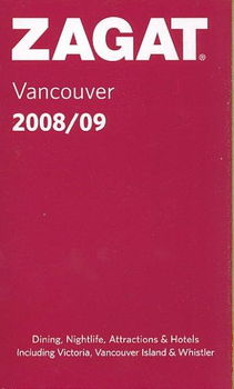 Zagat Vancouver 2008/09zagat 