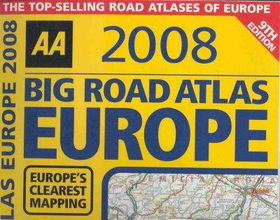 AA 2008 Big Road Atlas Europebig 