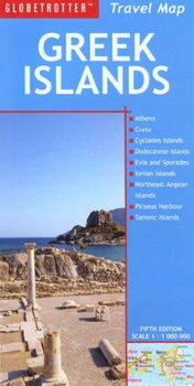 Globetrotter Travel Map Greek Islandsglobetrotter 
