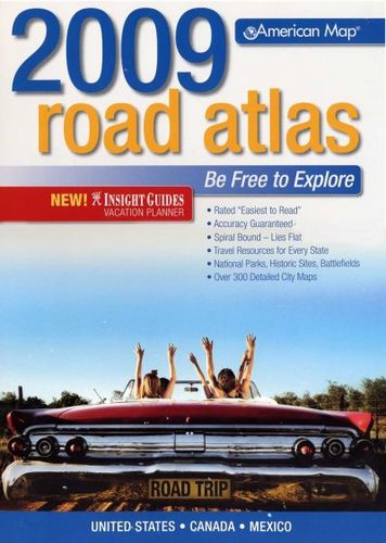American Map Road Atlas 2009 Standardamerican 