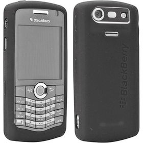 Rubber Skin Case For Blackberry 8120 - Blackrubber 