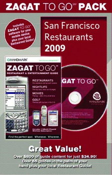Zagat To Go Pack 2009 San Franciscozagat 