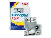 LABEL, DYMO BLACK PRINT/WHITE TAPE,label 