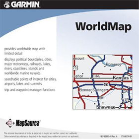 MapSource World Map CDmapsource 