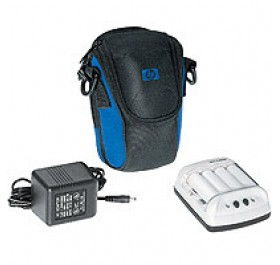 HP Photosmart Starter Kit w/ Charger & Camera Case