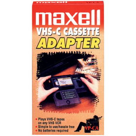 MAXELL 290060 VHS-C Adapter (No batteries required)