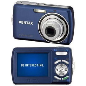 10MP Optio E70 Camera Blue