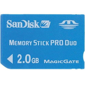SanDisk 2 GB MemoryStick Pro Duo (SDMSPD-2048-A11, Retail Package)
