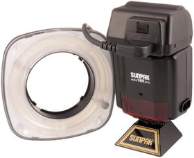 SUNPAK 016R AUTO PRO RING LIGHT FLASH FOR DSLR CAMERAS