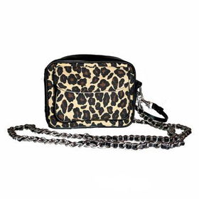 Brown 18  Leopard Camera Bag