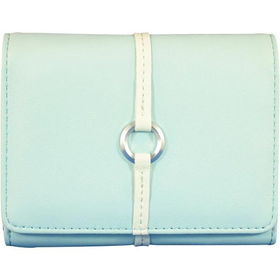 Powder Blue Slim Designer Camera Clutch