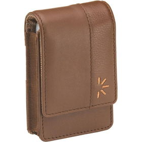 Brown Ultra-Compact Leather Camera Casebrown 