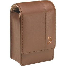 Brown Compact Leather Camera Case
