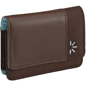 Brown Horizontal Ultra-Compact Executive Leather Camera Casebrown 