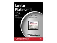 COMPACTFLASH CARD, 1GB, 80X, PLAT II