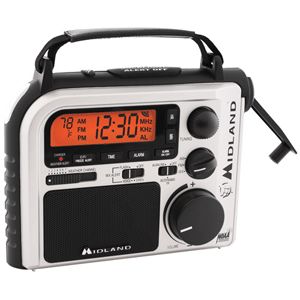 MIDLAND ER102 EMERGENCY CRANK AM/FM/WX ALERT RADIO W/ USBmidland 