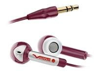 HEADESET, BASS FREQ EARBUDS, ROUGE