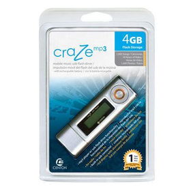4GB Craze MP3 -Silver