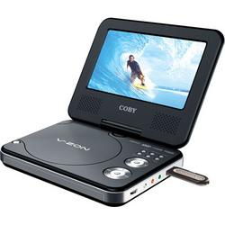 Swivel 7" Widescreen TFT Portable DVD Player With DivX Playback And USB/SDTM Slotsswivel 