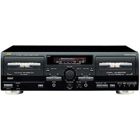 JVC AUTO REVERSE DUAL CASSETTE DECKjvc 