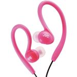 JVC HA-EBX85-P Ladies' Sport Ear-Clip Headphones (Pink)