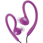 JVC HA-EBX85-V Ladies' Sport Ear-Clip Headphones (Violet)
