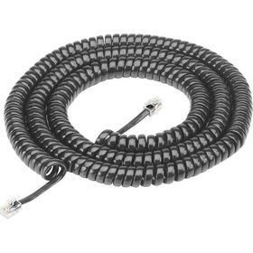 25' Handset Cord - Blackhandset 