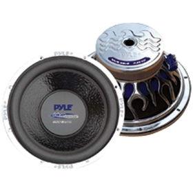 PYLE PLWB105 BLUE WAVE FLAME SERIES CHROME SUBWOOFERS (10"; 600W; 4_)