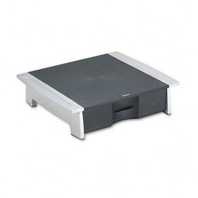 Printer/Fax Machine Stand, 21 1/4 x 18 1/8 x 5 1/4, Black/Silverfellowes 
