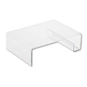 Safco 2165 - Desktop Acrylic Printer/Fax Stand, 16 1/8 x 11 3/4 x 4 7/8, Clearsafco 