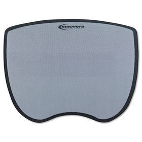 Ultra Slim Mouse Pad, Nonskid Rubber Base, 8-3/4 x 7, Gray