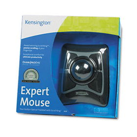 Trackball Expert Mouse, ScrollRing, Black/Silver