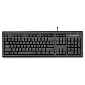 Keyboard for Life Slim Spill-Safe Keyboard, 104 Keys, Blackkensington 