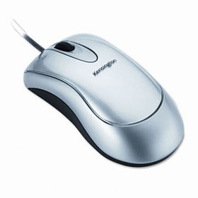 Kensington 72213 - Optical Mouse-In-A-Box, Two-Button/Scroll, Silver
