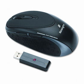Kensington 72258 - Optical Ci60 Wireless Mouse, Five-Button/Scroll, Programmable, Black/Gray