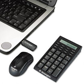 Kensington 72273 - Wireless Laptop Keypad/Calculator & Mouse Set, Optical 800 dpi, Blackkensington 