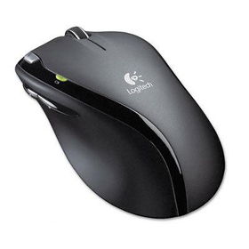 Logitech 910000240 - Laser MX620 Cordless Mouse, Six-Button, Black/Silver