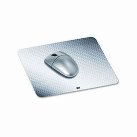 Precise Mouse Pad, Nonskid Repositionable Adhesive Back, 8-1/2 x 7, Grayprecise 