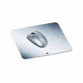 Precise Mouse Pad, Nonskid Repositionable Adhesive Back, 8-1/2 x 7, Gray