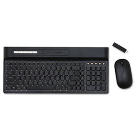 Kensington 64392 - Ci70 Standard Multimedia Wireless Keyboard & Mouse Set, 113 Keys, Blackkensington 