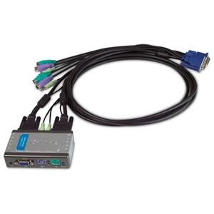 KVM SWITCH, 2 PORT PS/2, AUDIOkvm 