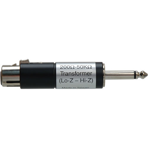 XLR Female LO-Z To 1/4" Male HI-Z Microphone Transformerxlr 