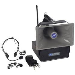 Wireless Half-Mile Hailer - With Wired & Wireless Mic