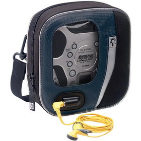 Blue/Black Nylon Portable CD Player Caseblue 